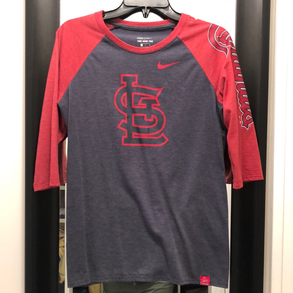 Nike 3/4 sleeve cardinals tee